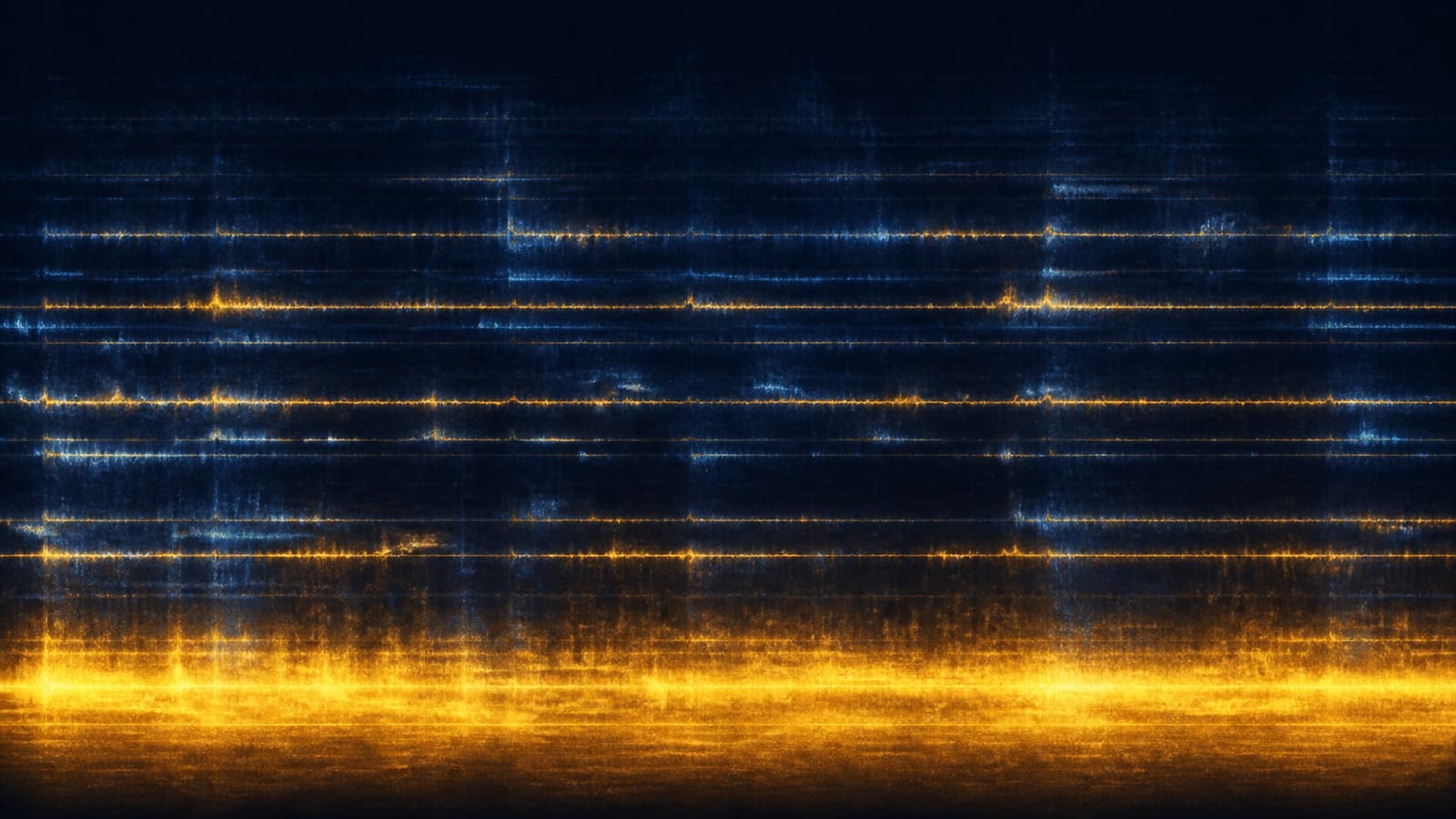 音の周波数成分が層をなして立ち上がるスペクトログラムの抽象的な表現